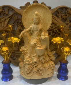 Tượng Gỗ Quan Âm Tự Tại (Chú Đại Bi)