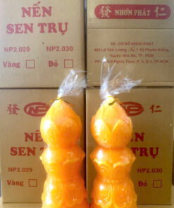 Đèn cầy Nhơn Phát Sen trụ số 2