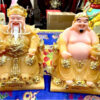 Tượng Thần Tài - Ông Địa Ngồi Ghế Rồng